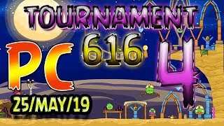 Angry Birds Friends Level 4 PC Tournament 616 Highscore POWER-UP walkthrough #AngryBirdsFriends