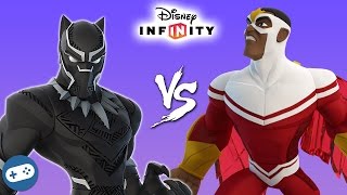 Black Panther VS Falcon Marvel Battlegrounds Disney Infinity 3.0