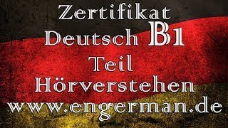Zertifikat Deutsch B1 | Hörverstehen B1 | Modelltest 6