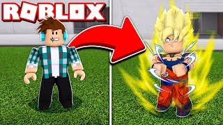 ME TRANSFORMEI NO GOKU DO DRAGON BALL Z NO ROBLOX !!