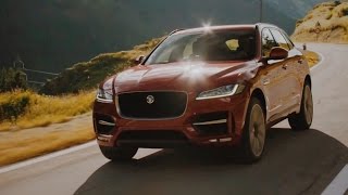 Тест-драйв Jaguar F-Pace 2016 на гоночной трассе