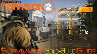 The Division 2 | Best AR and LMG Build for Solo PvE | Survivalist Specialization