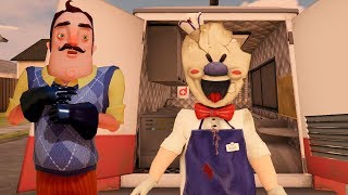 ЗЛОЙ МОРОЖЕНЩИК!ИГРА ICE CSREAM НОВОЕ ОБНОВЛЕНИЕ 1.1!ПАРОДИЯ НА ПРИВЕТ СОСЕД!ПЛОХАЯ КОНЦОВКА!ШОУ!