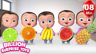 Five Little Babies playing with toys + More BST Kids Songs