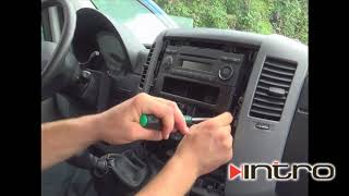 Как снять магнитолу Mercedes Sprinter