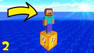 КАК ВЫЖИТЬ НУБУ В ВОДНОМ МИРЕ НА 1 ЛАКИ БЛОКЕ В МАЙНКРАФТ ? ТРОЛЛИНГ В MINECRAFT | ЗАЩИТА | МУЛЬТИК