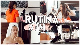 rutina de mañana ☀️5:00 AM ⏰gym, desayuno & skincare