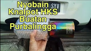 Pasang Knalpot HKS made in indonesia