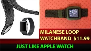 Milanese Loop Pebble Time $11.99 Review 2017 JUST LIKE Apple Watch