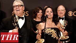 'Veep' Julia Louis-Dreyfus & More Post Emmy Win Press Room Q&A | THR