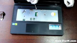 Asus X75V (X75 Series) PART 2: assembling, сборка ноутбука