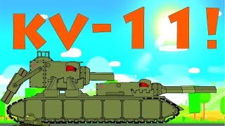 Super Tank Rumble Creations - KV-11 Soviet Monster Tank!