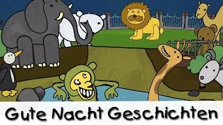 Gute Nacht Geschichten: Nachts im Zoo || Geschichten für Kinder
