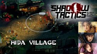 Shadow Tactics Blades of the Shogun | mission 6 | Hida Village | speedrun (4:53)