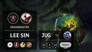 Lee Sin Jungle vs Sejuani - KR Grandmaster Patch 9.11