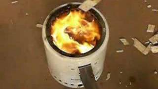 Biogas Wood Stove Demonstration - Wood Gas- Producer Gas