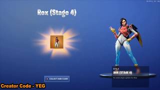 UNLOCKING *NEW* "ROX STAGE 4" Outfit on Fortnite Battle Royale Season 9