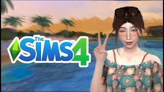 beachy girl // sims 4 CAS