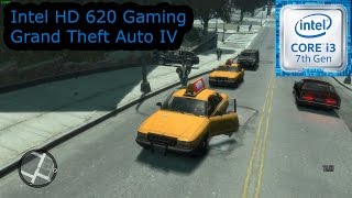 Intel HD 620 Gaming - Grand Theft Auto IV - i3-7100U, i5-7200U, i7-7500U, Kaby Lake