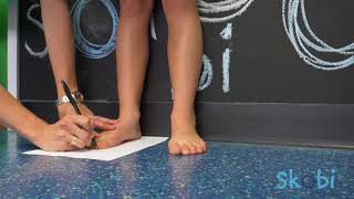 How to measure your child's foot.