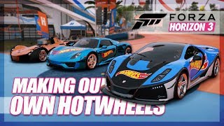 Forza Horizon 3 - Making our own Hot Wheels Car Challenge!