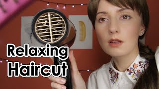 ASMR ? Relaxing Haircut For You ? Hairdresser Role Play in English ✂️ Brushing, Cutting, Washing