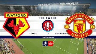 WATFORD vs MANCHESTER UNITED | FA Cup 2019/20 | PES Prediction