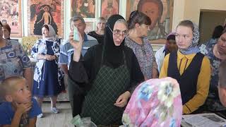Мастер-класс инокини Дарьи (Муленковой) о выставке икон в Чугуевке