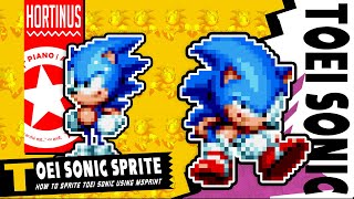 ✪ Spriting Toei Sonic in MSPaint | Hortinus Art (1080p @60FPS) ✪