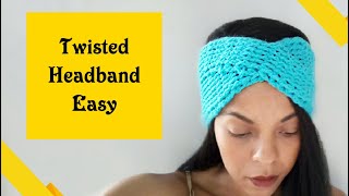 ⭐Crochet Headband Ear Warmer - Super Simple