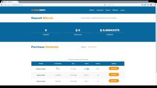HashVesti - облачный майнинг с бонусом 5 MHS. Видео обзор. Отзывы.