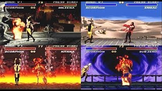 Ultimate Mortal Kombat 3: SNES - Gameplay part 21_Scorpion Playthrough (mdX)