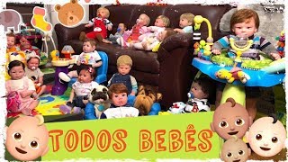 TODOS OS BEBÊS REBORN DA FAMILIA PETER TOYS! My baby reborn collection