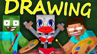 Monster School: Drawing 3 - Minecraft Animation