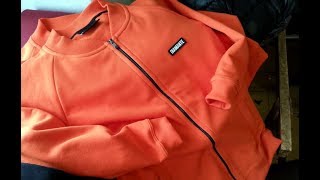 Sewing course part 2 overlock. How to sew a long sleeve shirt Raglan, zipper. Bluza z ekspresem