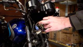 Как снять приборную панель на мотоцикле YAMAHA YBR 125