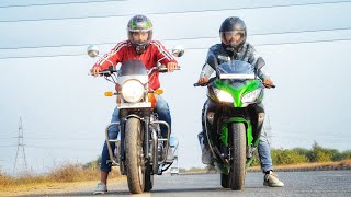 inteceptor 650 vs Ninja 300 Race | Higway battle | TopEnd