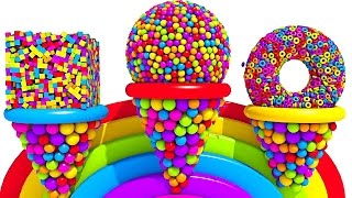 Фигуры и цвета учим на английском. Развивающие мультики и обучающие видео обзоры детских игрушек