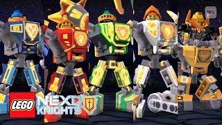 ALL Battle Suits Intro to Evil Jestro Finale Battle | LEGO Nexo Knights