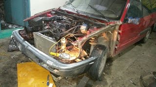 Volkswagen Passat B3 , обзор, восстанавление, покраска, ремонт.