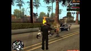 что может делать мод на призрачного гонщика в  Grand Theft Auto San Andreas
