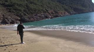 ALANYA Какая погода и море 21 января Клеопатра зимой Аланья