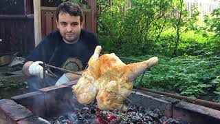 Курица на вертеле | Ответ строительным блогерам