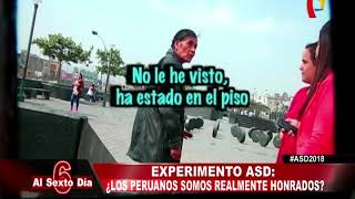 Experimento ASD: ¿sabe cuán honrados somos los peruanos?