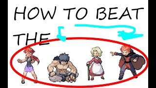 HOW TO BEAT THE ELITE 4 IN PROJECT POKEMON!!!!!