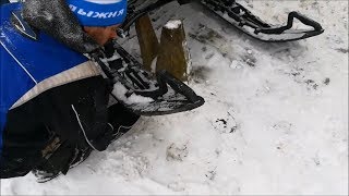 Коньки Dooly DY4 6580 для лыж снегохода Ямаха Yamaha Установка