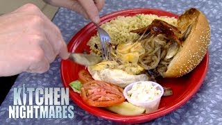 Gordon Ramsay Disgusted At 'Bomb Burger' | Kitchen Nightmares