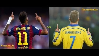 ★ Neymar Jr ★ Vs ★ Andriy Yarmolenko ★ ● Skills Show Battle 2015 ● ► BK&97