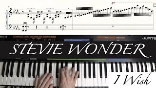 Stevie Wonder - I Wish - Jazz Piano Cover - Jacob Koller