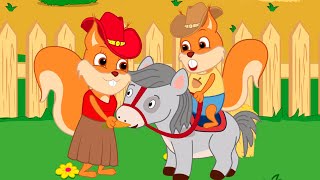 Famille d'Écureuil - Carotte Pour Cheval Animé 2021 en Français